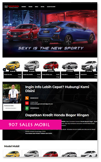Website Otomotif Mobil 907